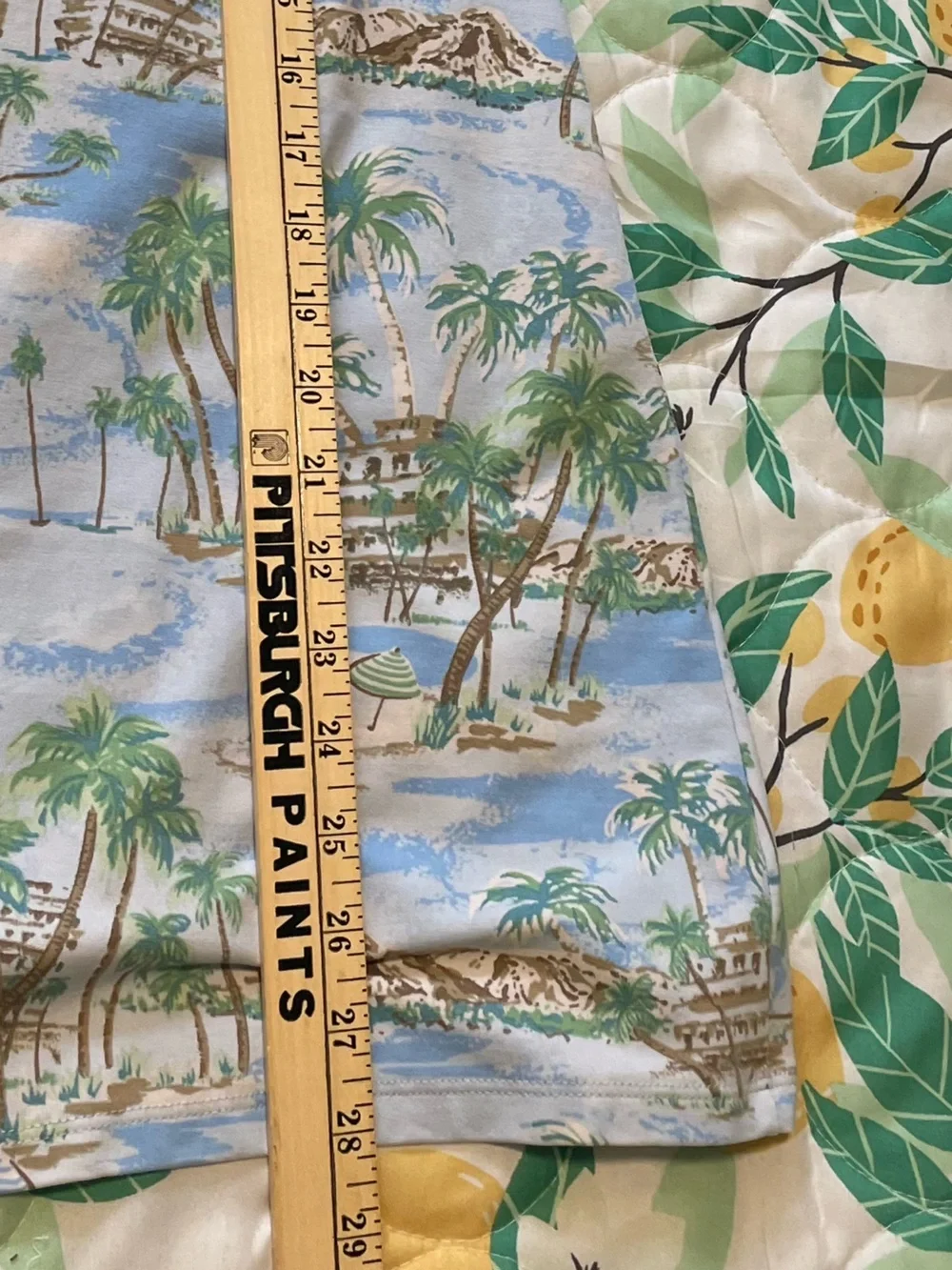 Vintage Rampage Tropical Palm Tree Print Mini Dress Y2K Beach Cami M